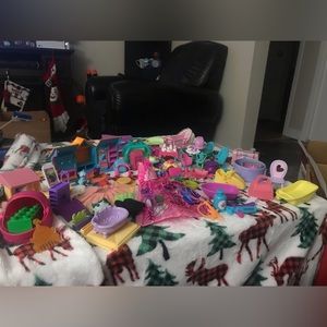 Lot of dolls accessories, and clothing